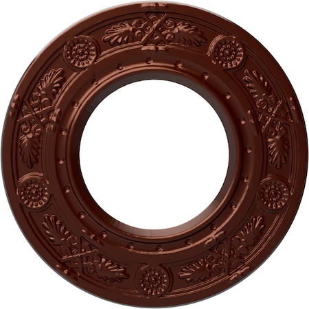 Ekena Millwork Daniela Ceiling Medallion (Fits Canopies up to 3 7/8"), 8"OD x 3 7/8"ID x 1/2"P, Antique Copper CM08DNACS